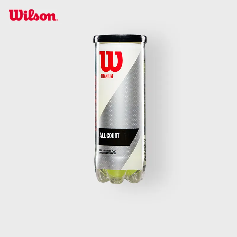 Wilson Titanium 3 Ball Tennis Balls Blend Wool Training Ball Indoor Diameter 6.00 6.86cm Yellow Green-1