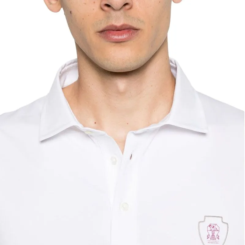 Brunello Cucinelli Stretch jersey Polo Shirt-4