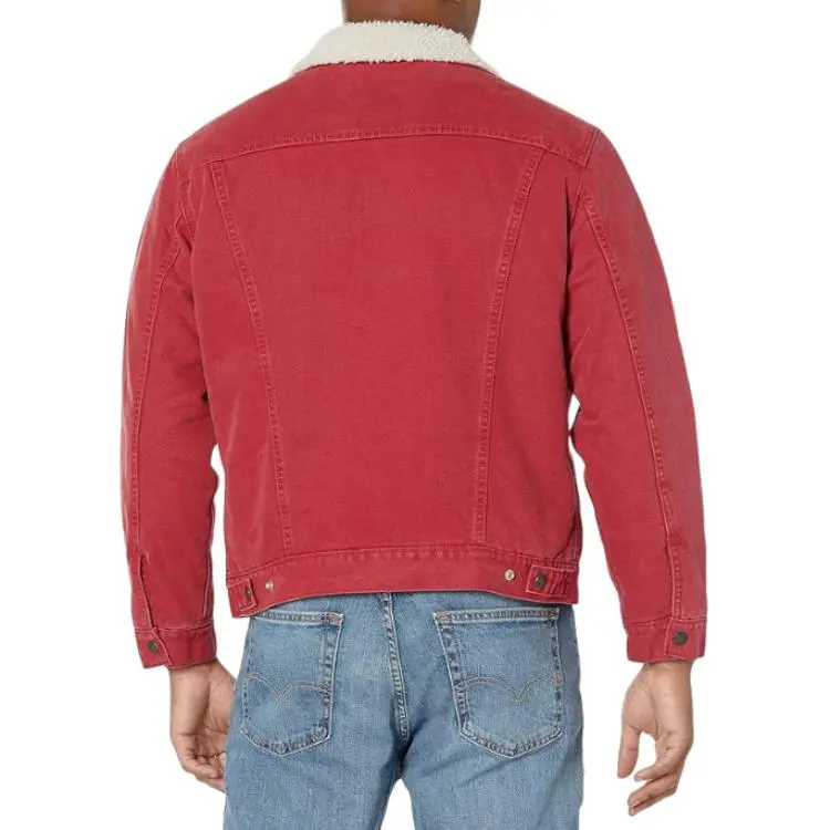 Levis Jackets Men Red-2