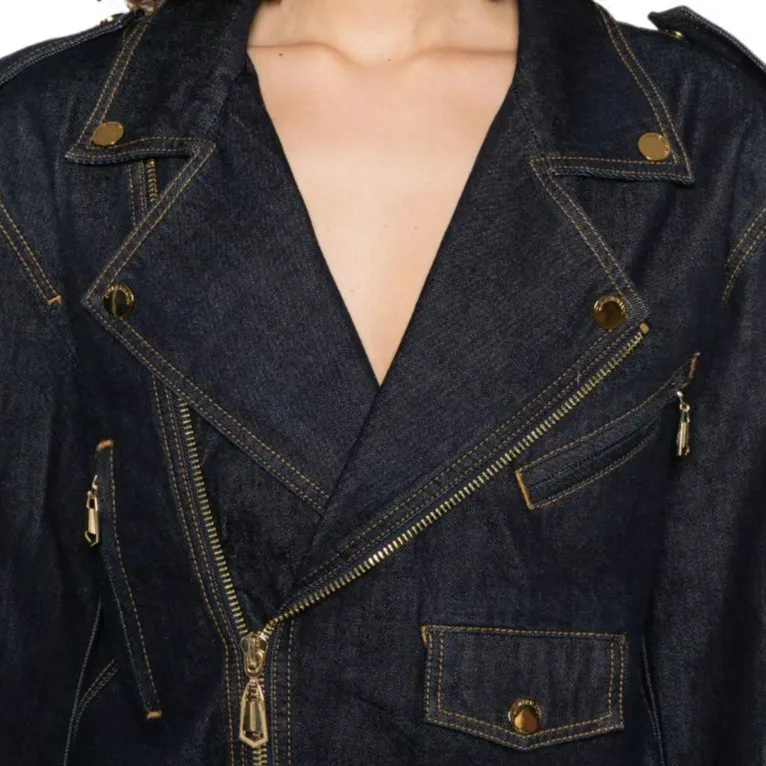 Zimmermann Crush Denim Biker Jacket-4