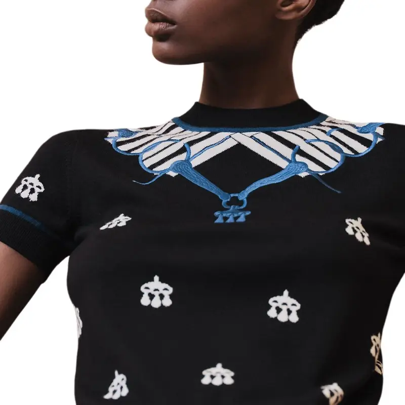 HERMES FW24 Sweater Women's Black-2