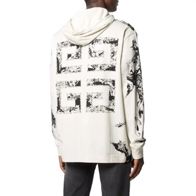 Givenchy Gothic Oversized Hoodie-3