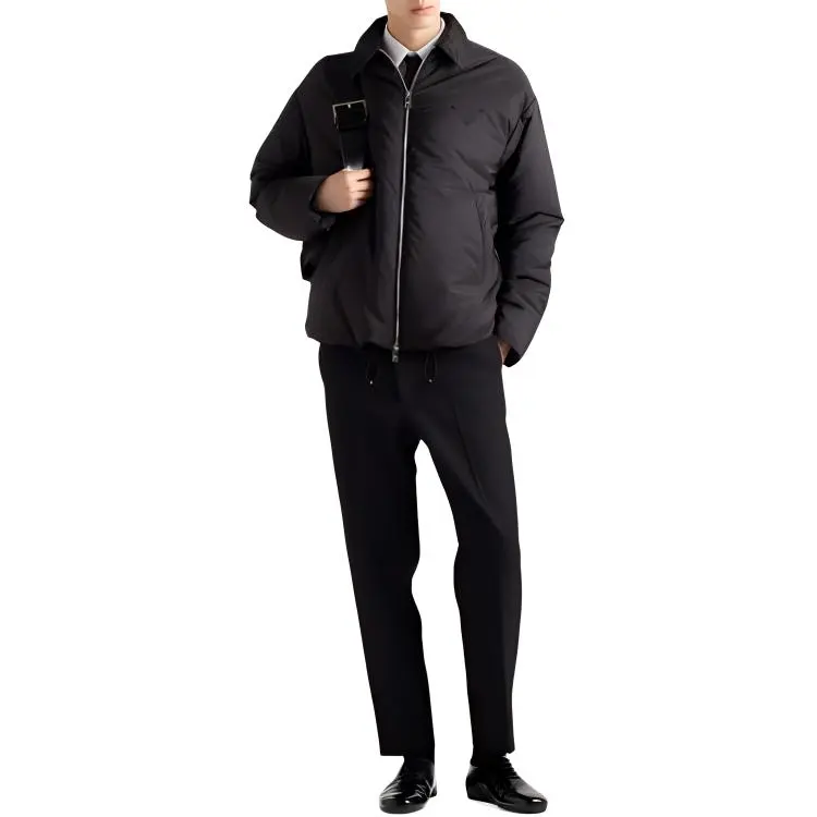 PRADA FW24 Puffer Jacket Men's Black-1