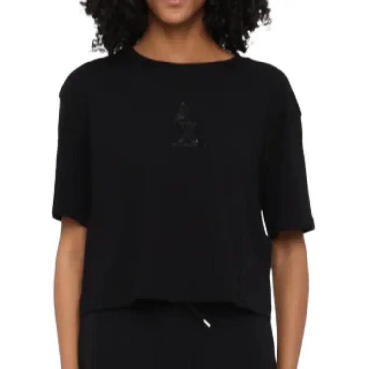 ARMANI EXCHANGEAE Regular T Shirt Women's Black-1