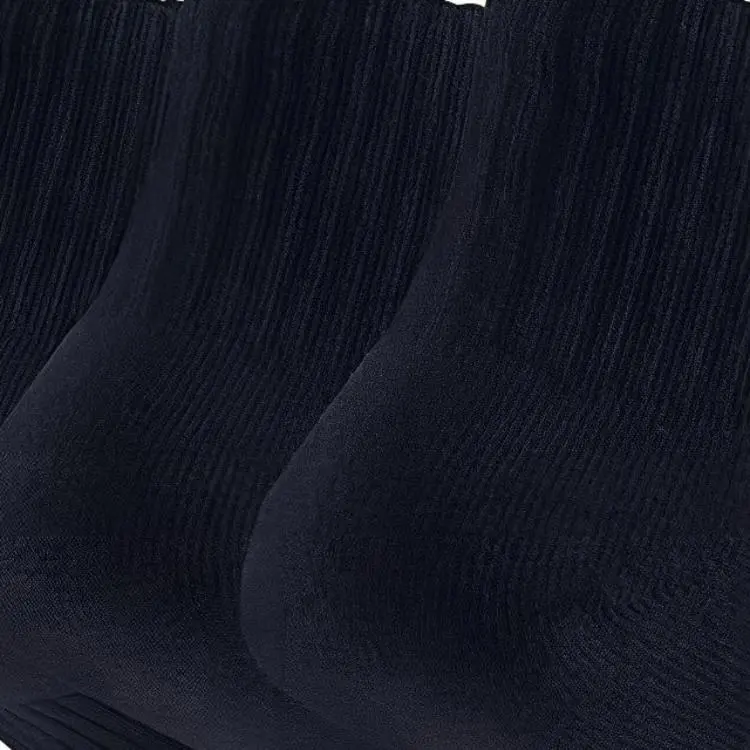 Nike Mid Calf Socks Unisex 3 Pack Black-3