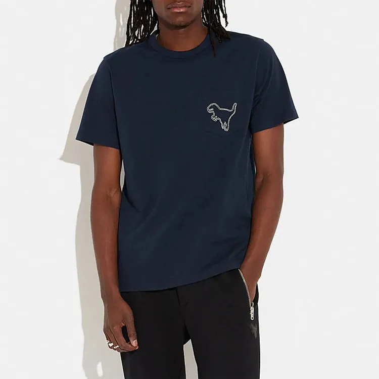 COACH Rexy T Shirt Men's Marine Blue-1