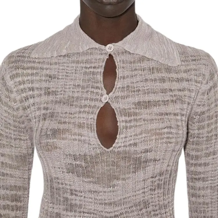 Acne Studios Cut-ou Knitted Top-3