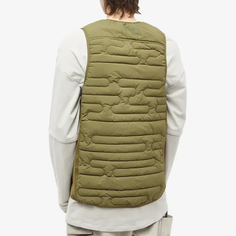 Y 3 Vests Unisex Army Green-3
