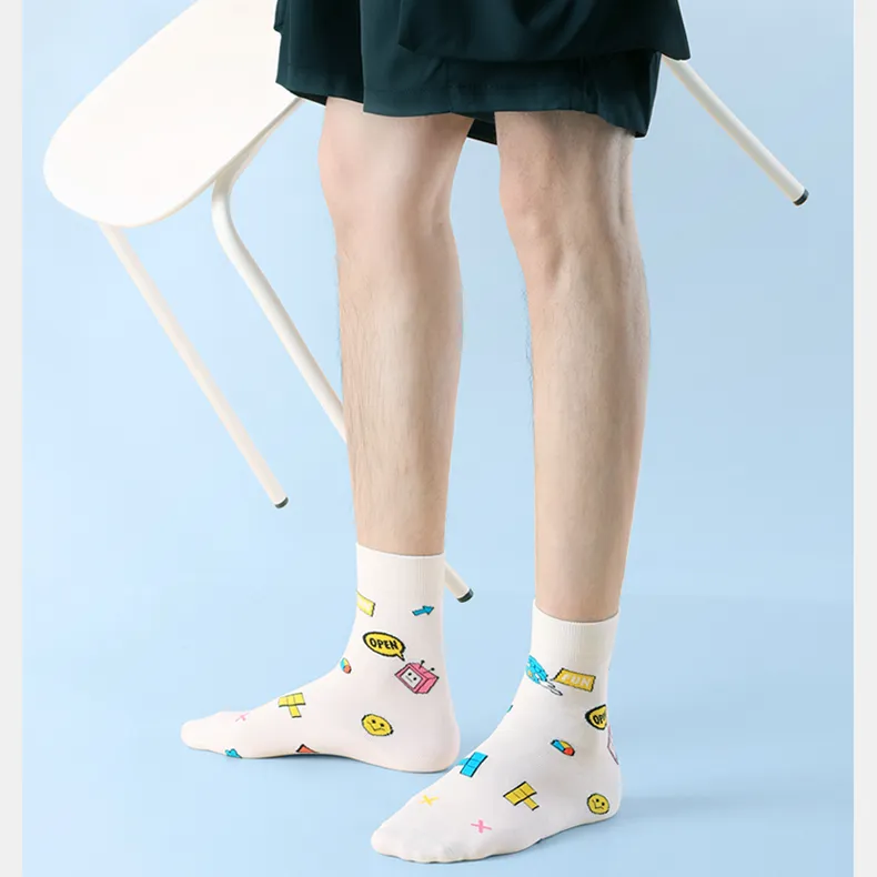 JKN Unisex Mid Calf Socks-2