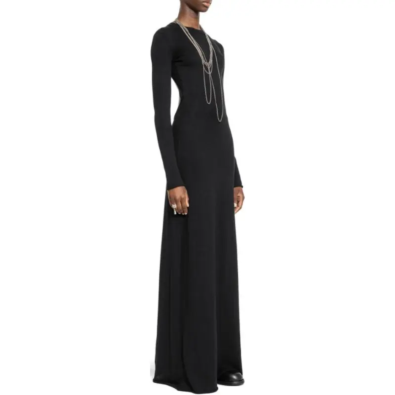 Ann Demeulemeester Long Sleeved Dress Women's Black-2