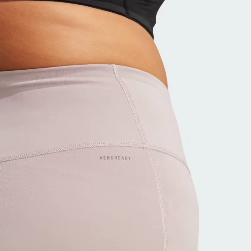 Adidas Optime 7-Inch Leggings Sports Shorts Women's Fig Color-5