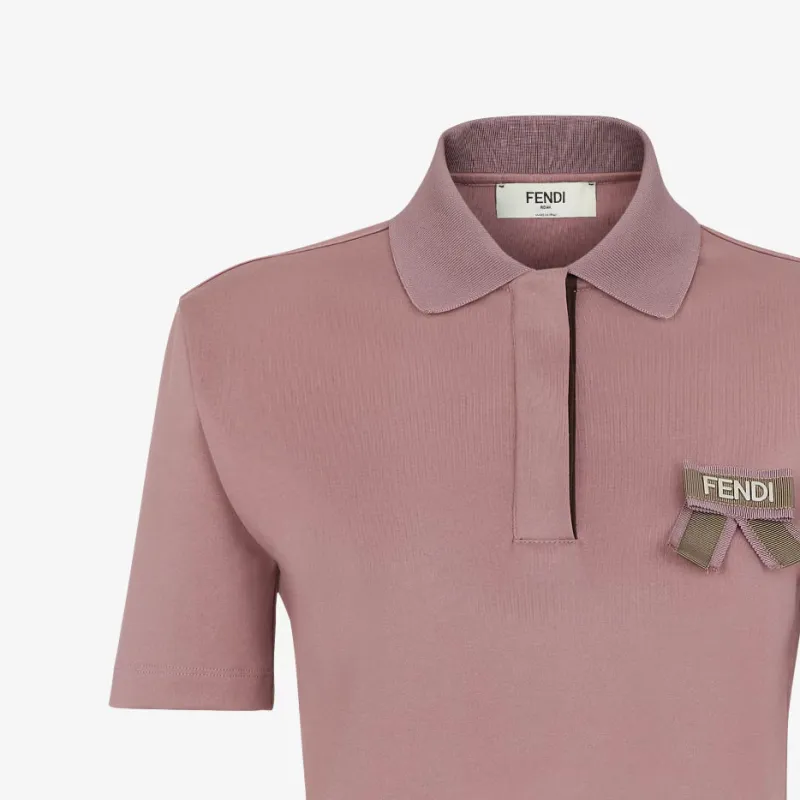 FENDI Logo appliqué Polo Top-3