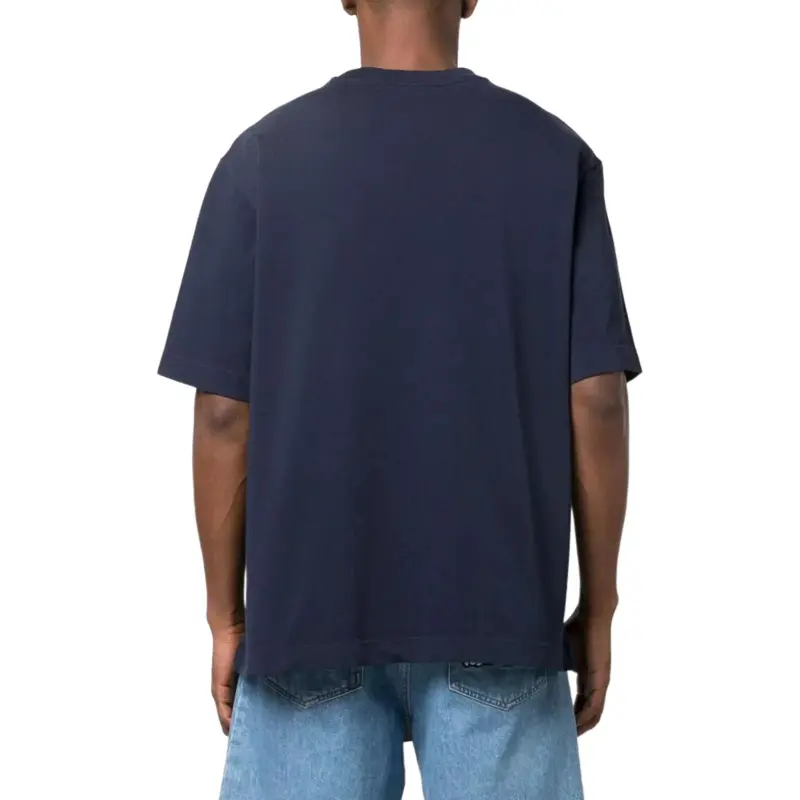 Maison Kitsune Logo Printed Crewneck T Shirt-4