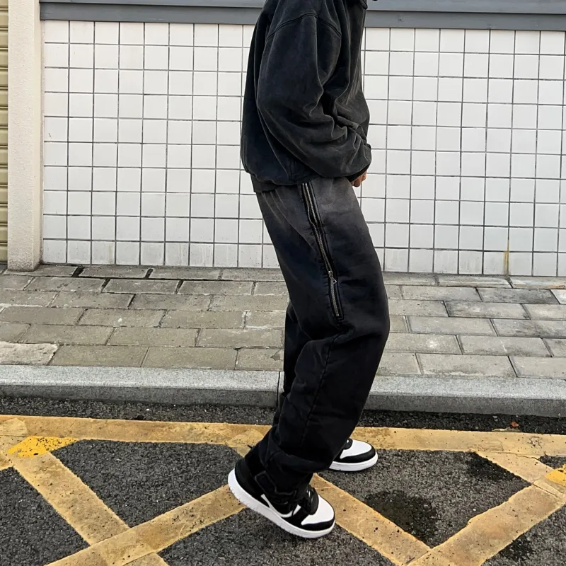 Askyurself Sweatpants Unisex Black-3