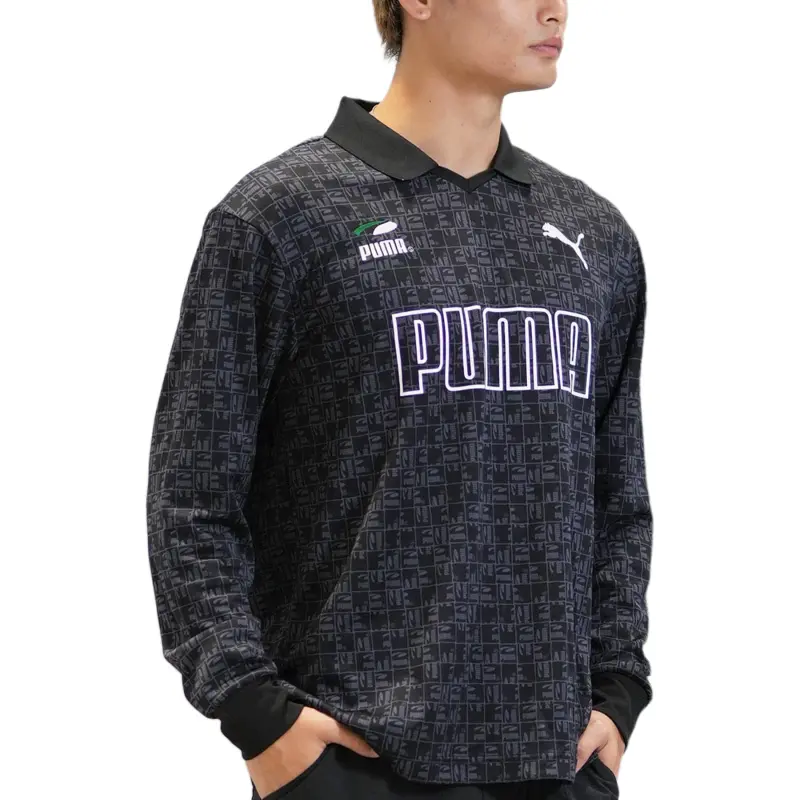 PUMA LS TEE T Shirt Men's Black-1