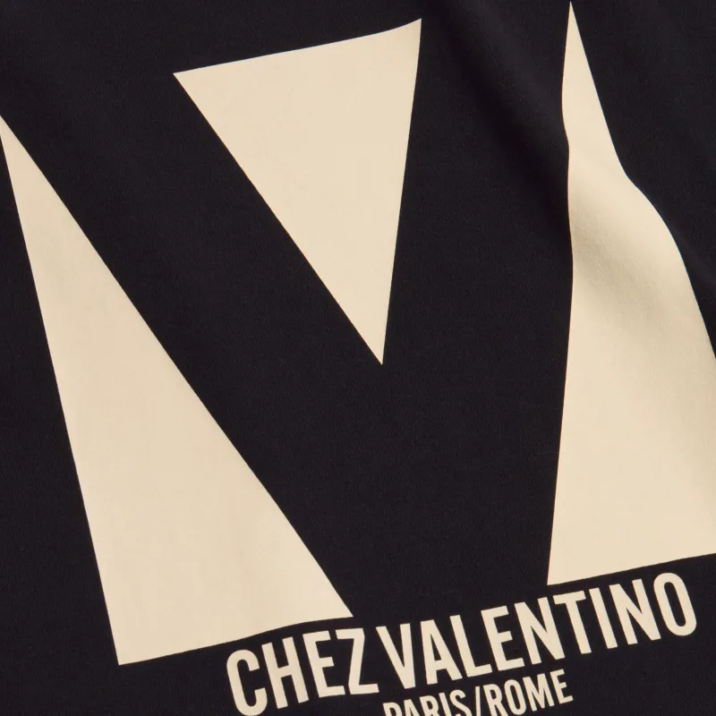 Valentino Chez Valentino Print T Shirt-8