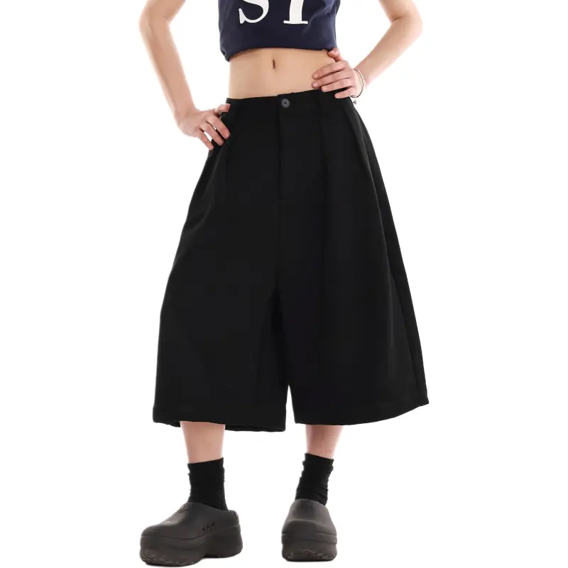 VINMUK Casual Shorts Women's Black-3