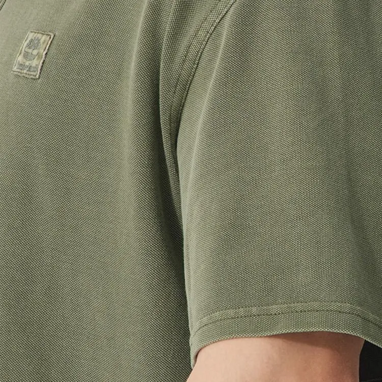 Timberland Polo Shirt Men's Army Green-3