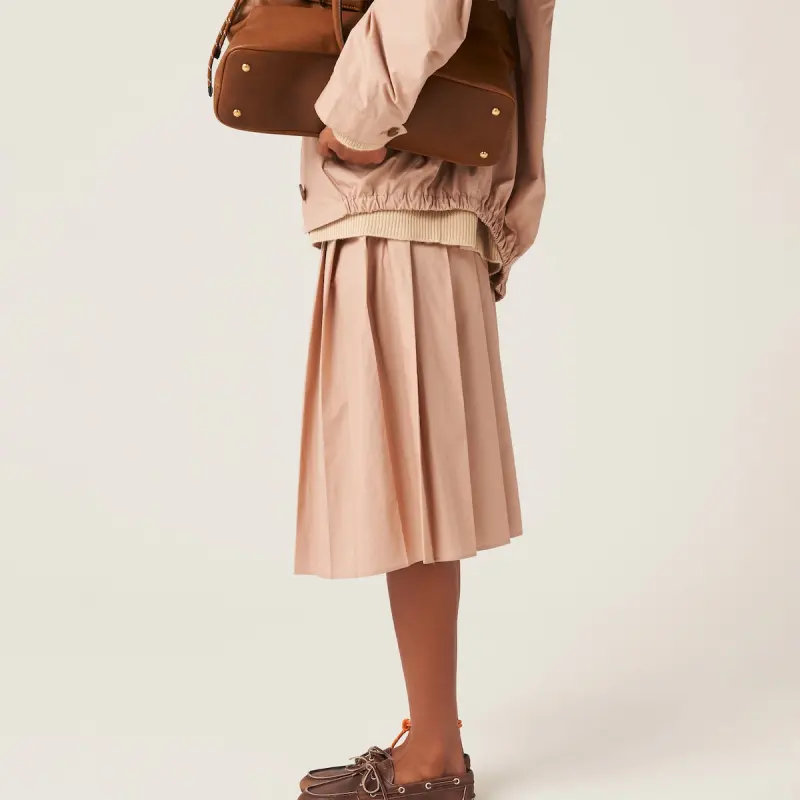 MIU MIU Casual Long Skirt Women's Cameo Brown-3