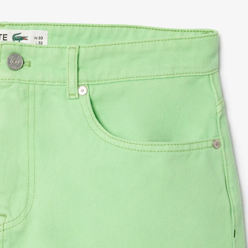 LACOSTE Jeans Men's Shiny Green-4