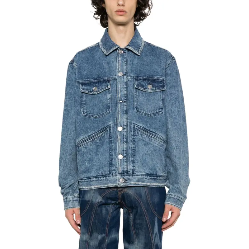 ISABEL MARANT Jango Button Up Denim Jacket-2