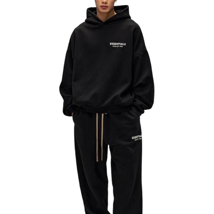 Fear of God Essentials Fleece Hoodie (FW24) Heather Gray