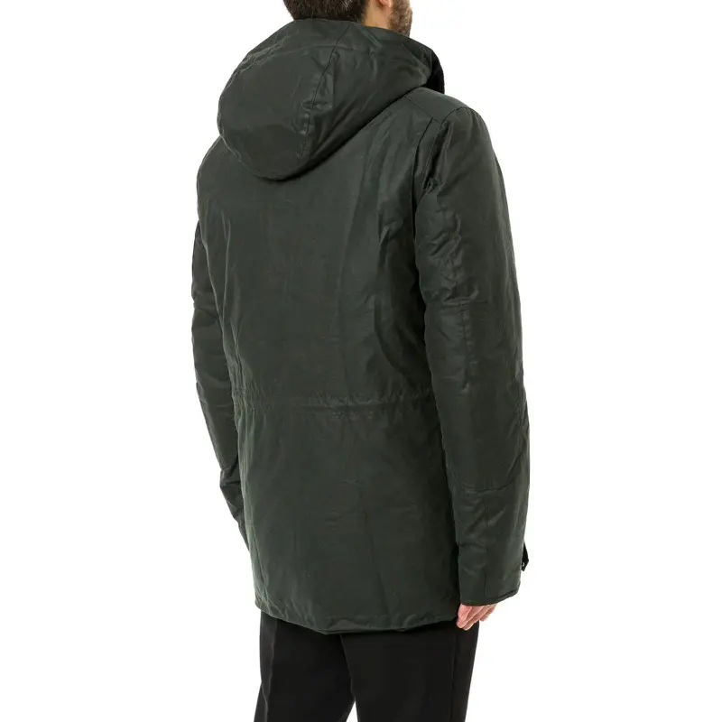 BARBOUR Winter Sapper Hooded Wax Jacket-1