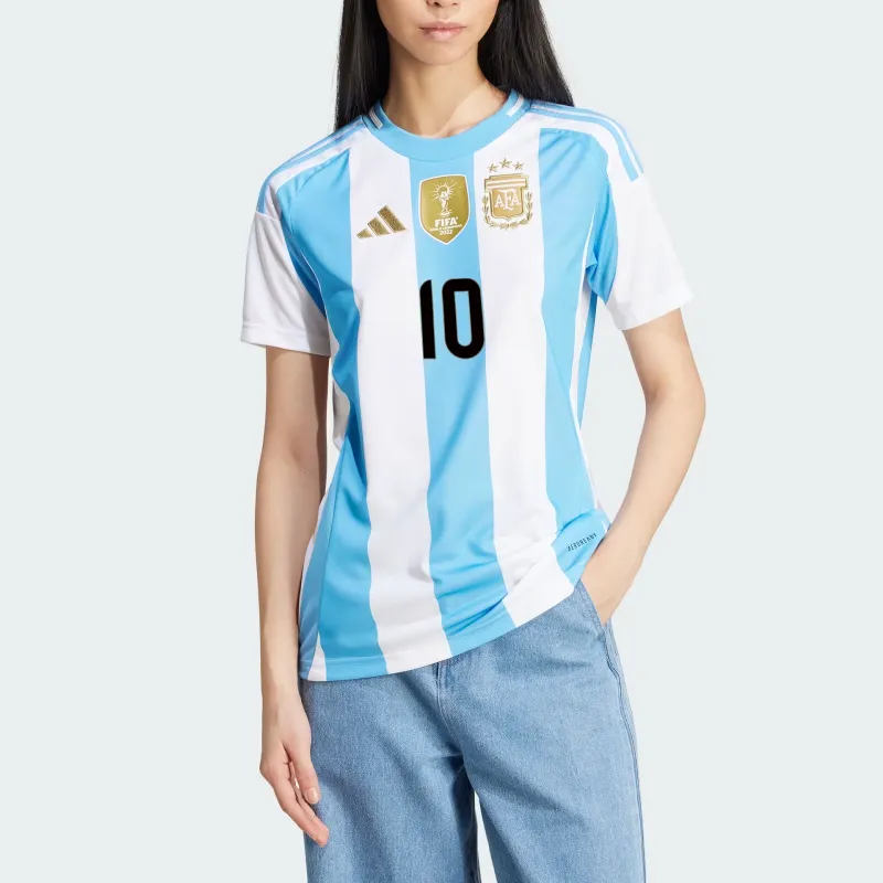 Adidas Free Shipping With AdiClub Argentina 24 Messi Home Jersey-2