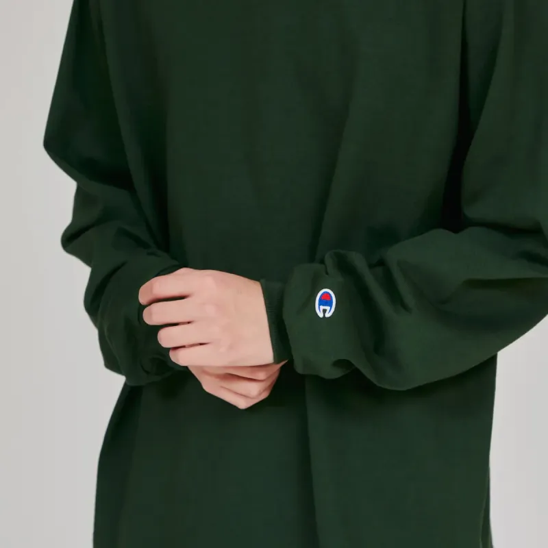 Champion T Shirts Men Green-4