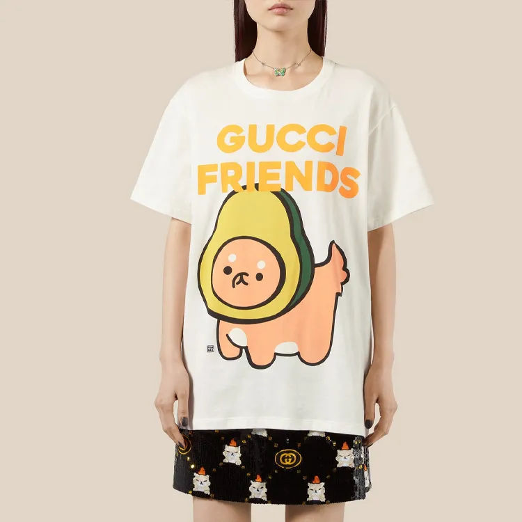 GUCCI SS23 Regular T Shirt Women's White-1