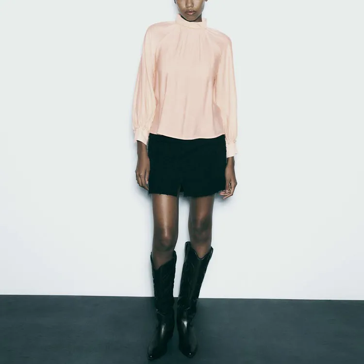 ZARA Shirts Women's Light Pink-2
