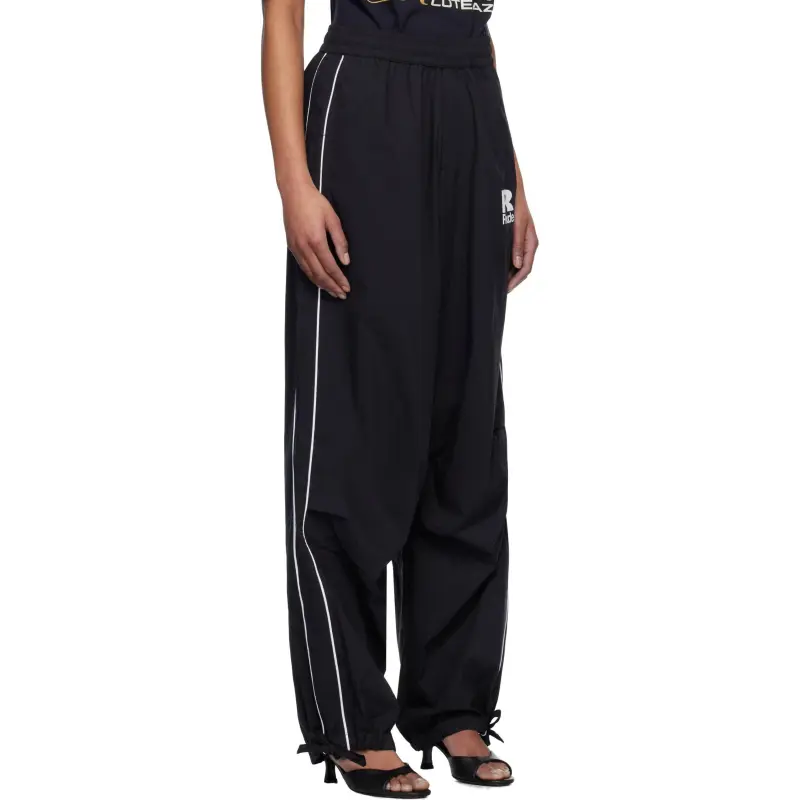 RHUDE Piping Parachute Track Pant 'Black'-2