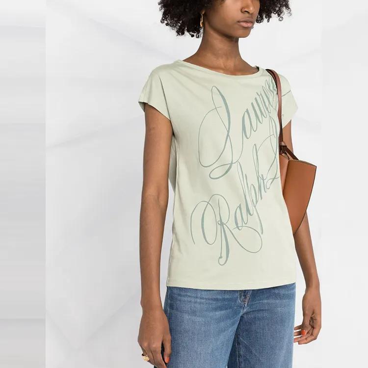 Polo Ralph Lauren T-Shirts Women's Light Green-4