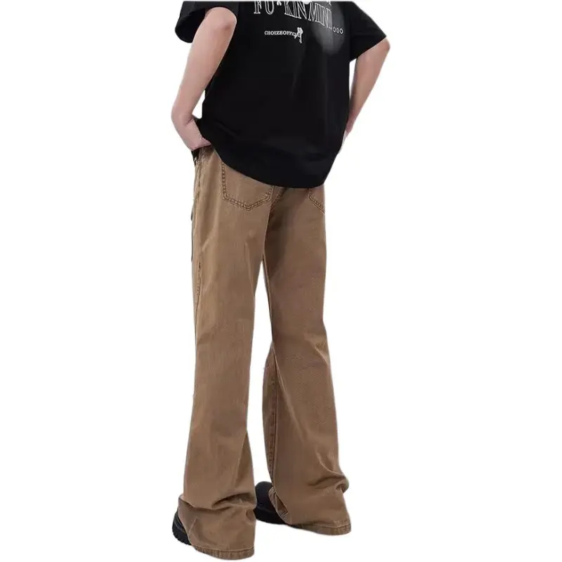 TAOKK Jeans Unisex Brown-1