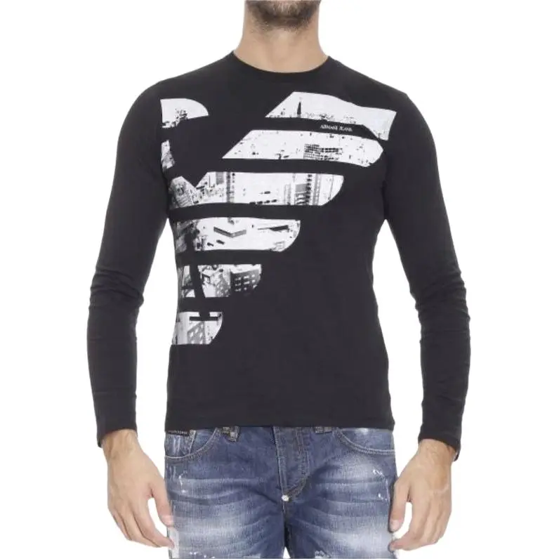 ARMANI JEANS T Shirt Men's Black-3