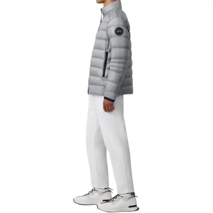 Canada Goose Down Jacket Coat Men's Silver-3