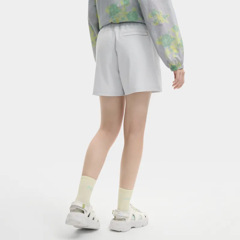 FILA x MAISON KITSUNE ORIGINALE Casual Shorts Women's Rosemary Gray GY-5