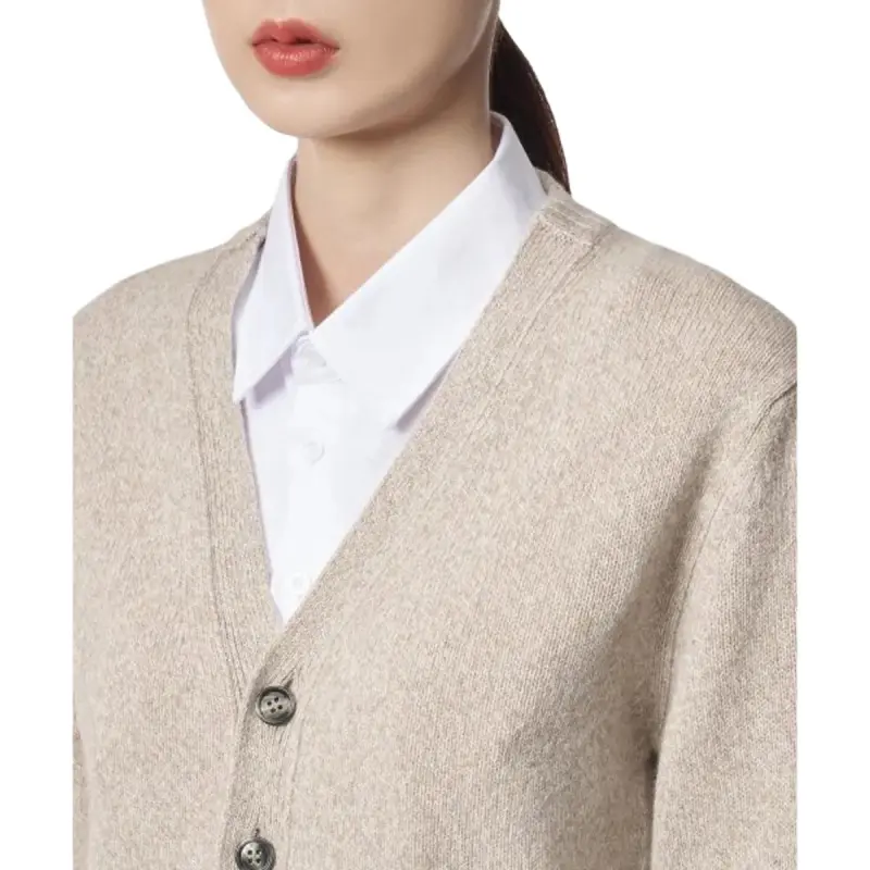 AMIPARIS Paris Heart Embroidered Button Up Cardigan-4