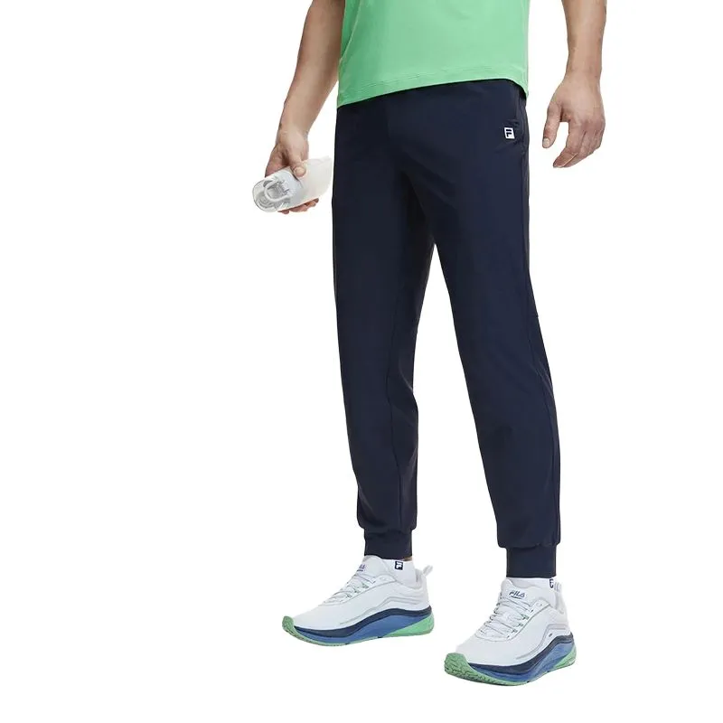 FILA Fitness Knitted Sweatpants Men's RD Royal Blue-4