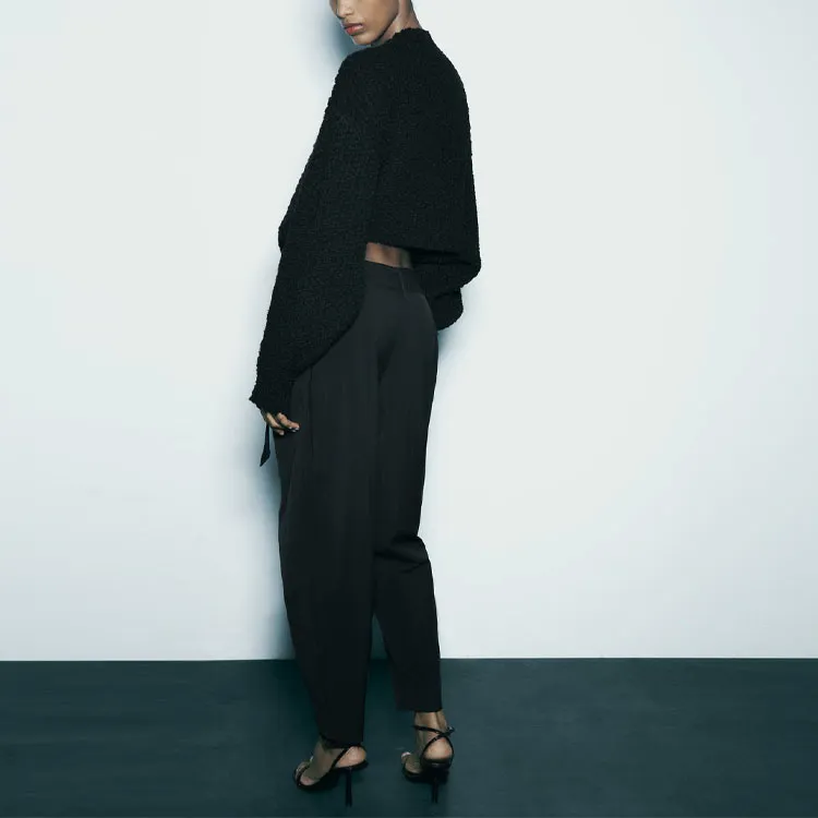 ZARA Casual Pants Women's Black-1
