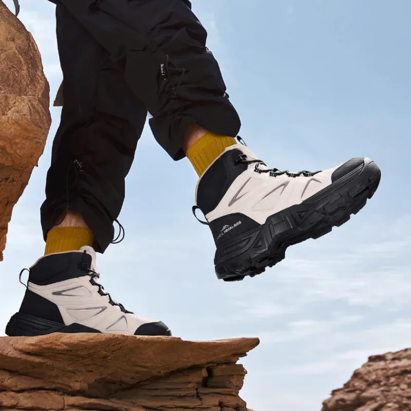 CAMEL Compass Warm Slip-Resistant Short Outdoor Boots 5cm Men's-4