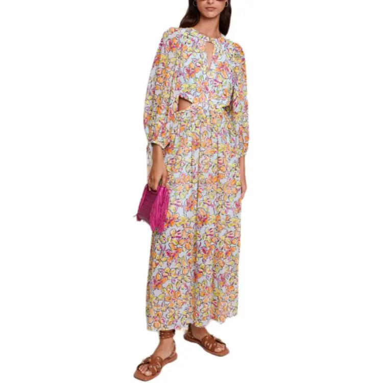 Maje Long Sleeved Dresses Women's Multicolor-2