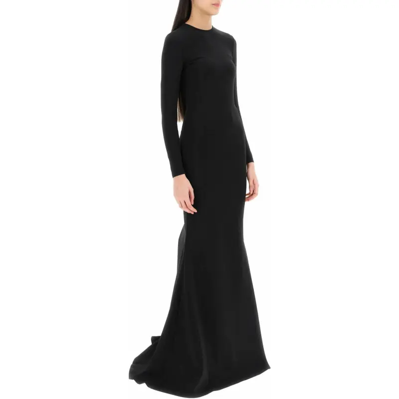 Balenciaga Long-sleeved Jersey Gown-1