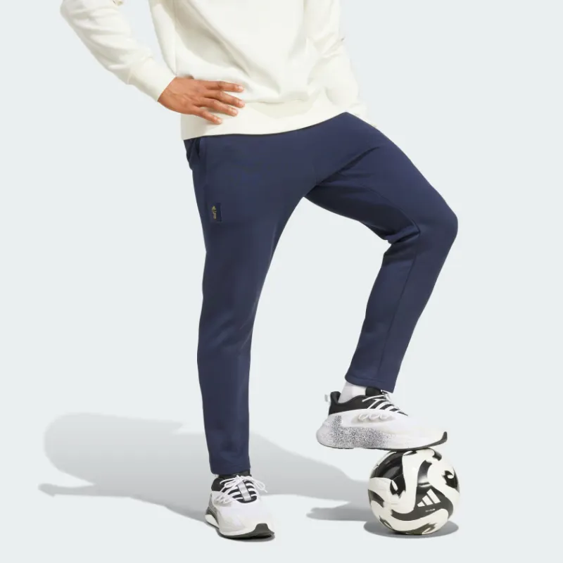 Adidas Juventus FW24 Knitted Sports Pants Men Legend Ink-3