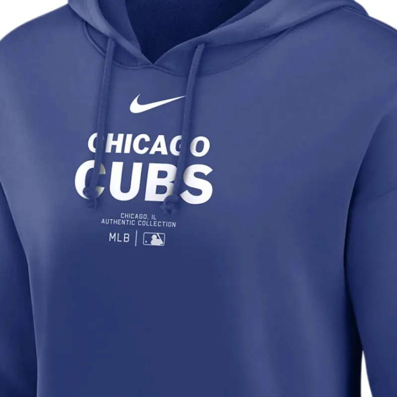 Nike Texas Rangers Authentic Collection Women's Nike Therma Mlb Pullover Hoodie-2