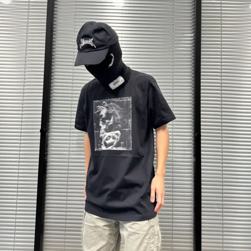 SKUNK GALLERY Short Sleeved T Shirts Unisex Black-4