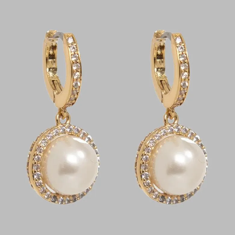 Kate Spade Something Sparkly Spade Huggies Earrings-2
