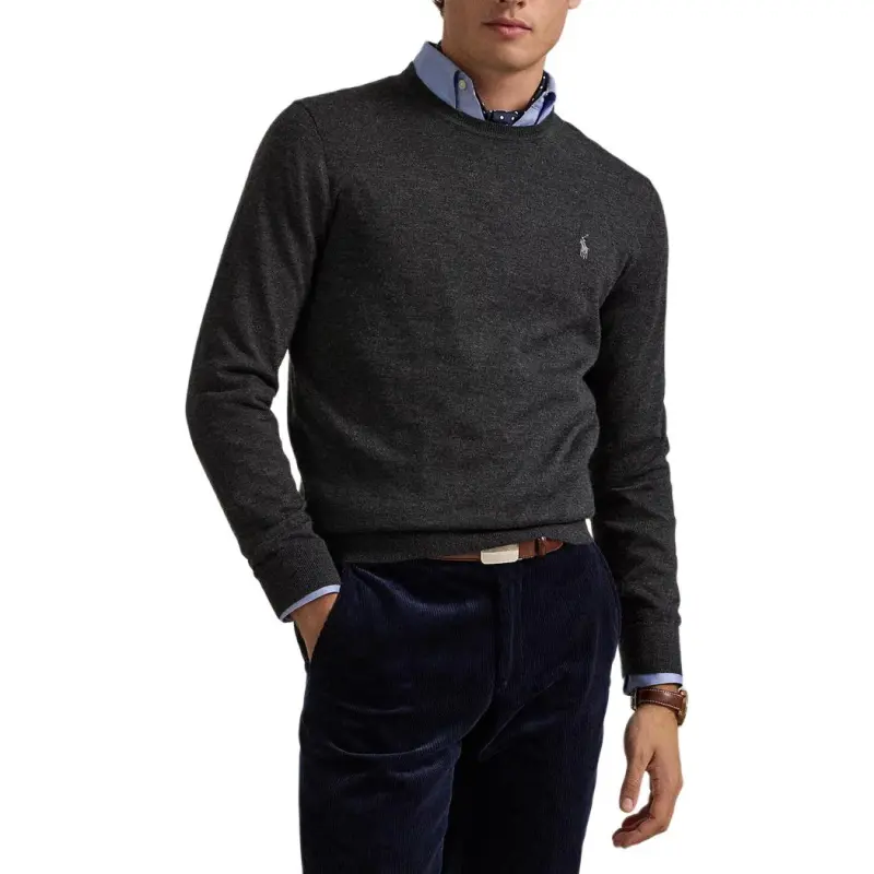 Polo Ralph Lauren Logo Embroidered Crewneck Jumper-3