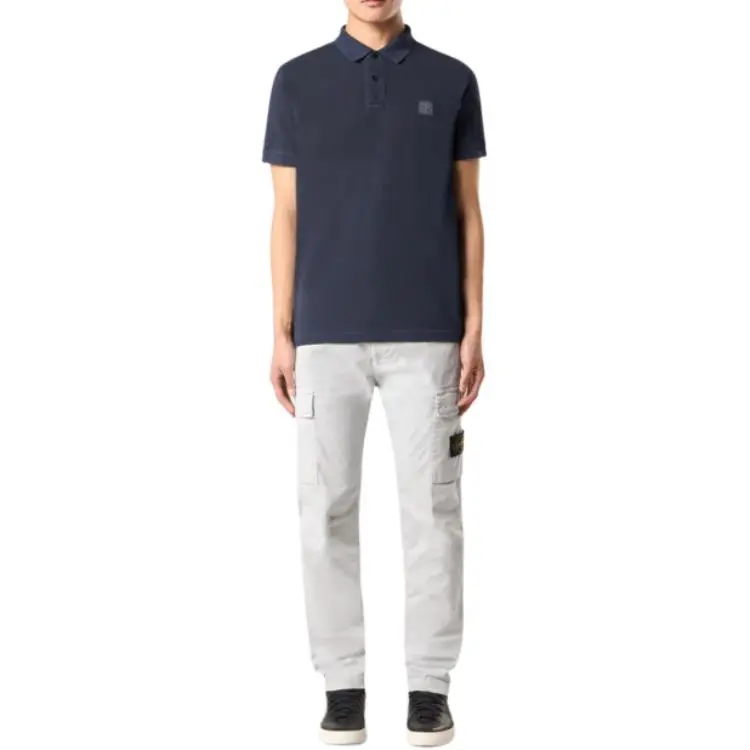 STONE ISLAND Polo Shirt Men's Marine Blue-1