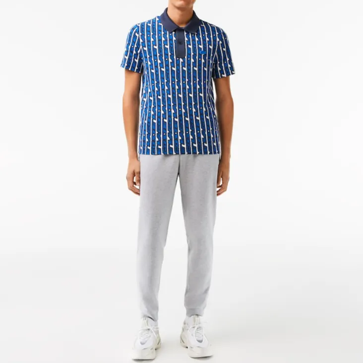 LACOSTE Knitted Sweatpants Men's Light Gray-2